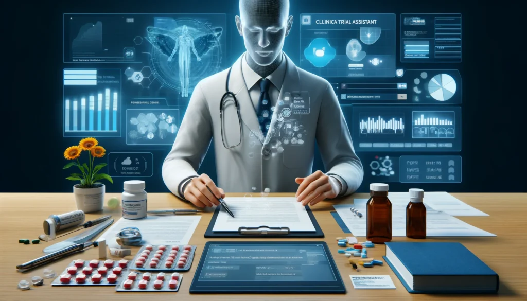 Clinical Trial Assistant module image for Viares online research course.