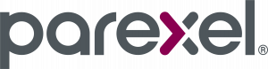 Parexel logo for clinical research and trials.