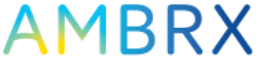 AMBRX logo in colorful text.