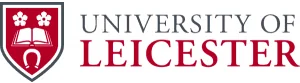 University of Leicester logo with a shield.
